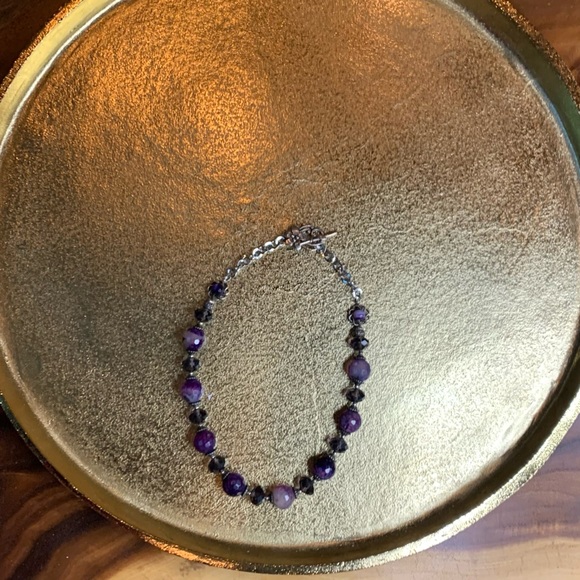 Amethyst and Agate Necklace - Picture 3 of 3